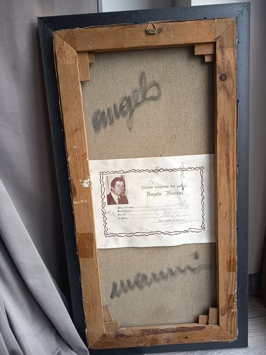 Tablou Original/Autentic Cu Document De Autenticitate Angelo Manini