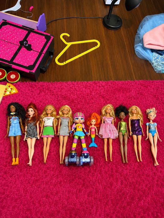 Set 10 papusi Barbie Disney Little Poney
