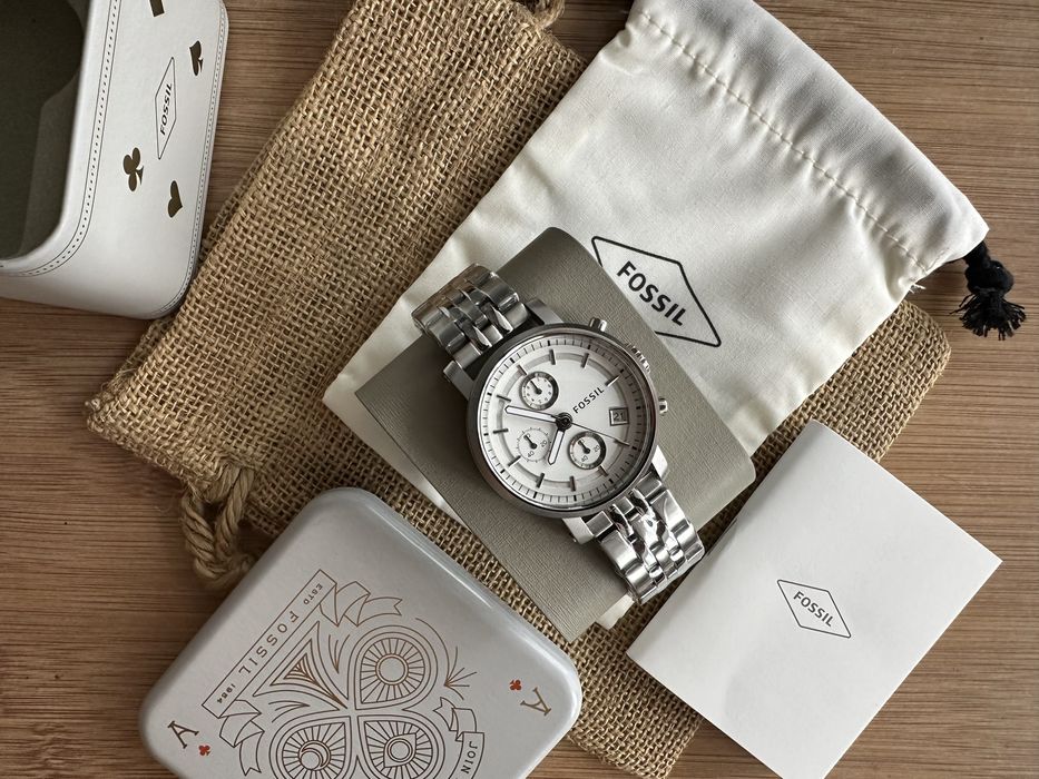 Ceas Fossil de dama Boyfriend silver nou ES2198