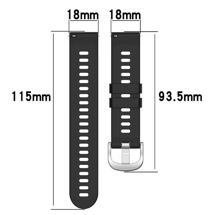 Curea silicon Huawei Watch GT4 (41 mm) -18mm-