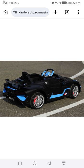 Masina electrica Bugatti Divo cu telecomanda