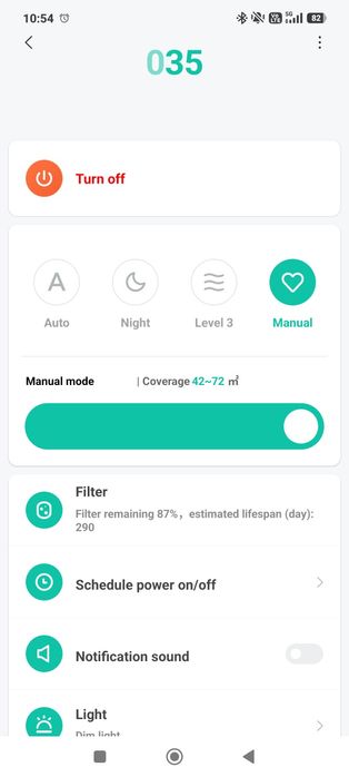 Mi Air Purifier Pro H cu filtru nou