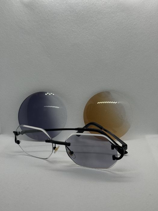 Безоправные очки