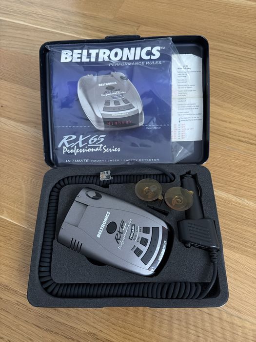 Detector de radar Beltronics RX65 profesional