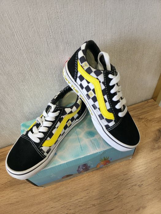 Кеды vans каллобарация спанч боб 30 размер