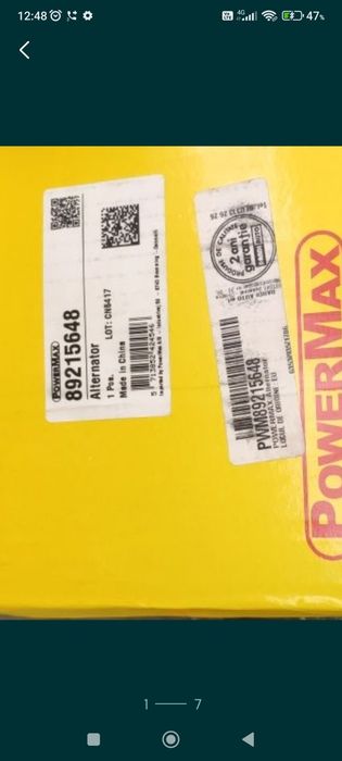 Vand alternator nou desigilat