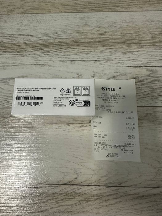 Airpods pro 3 Anc cu bon