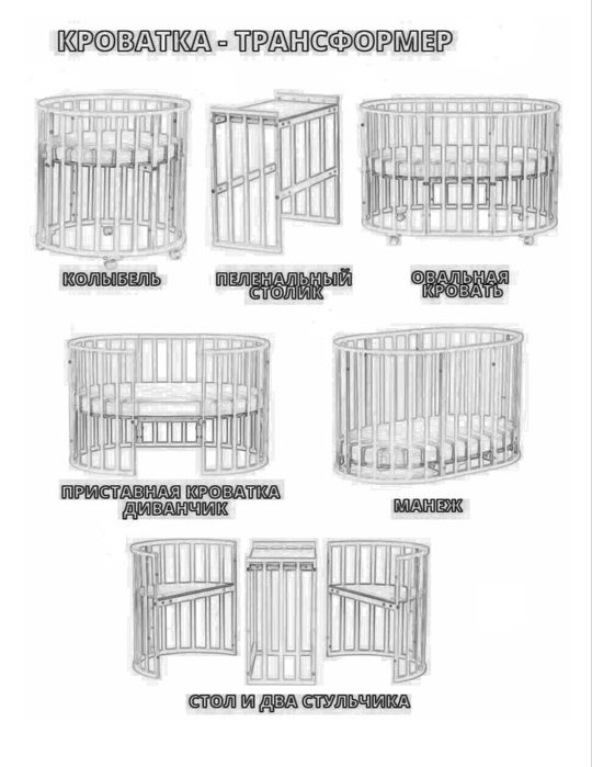 Манежка трансформер 7в1 Newborn