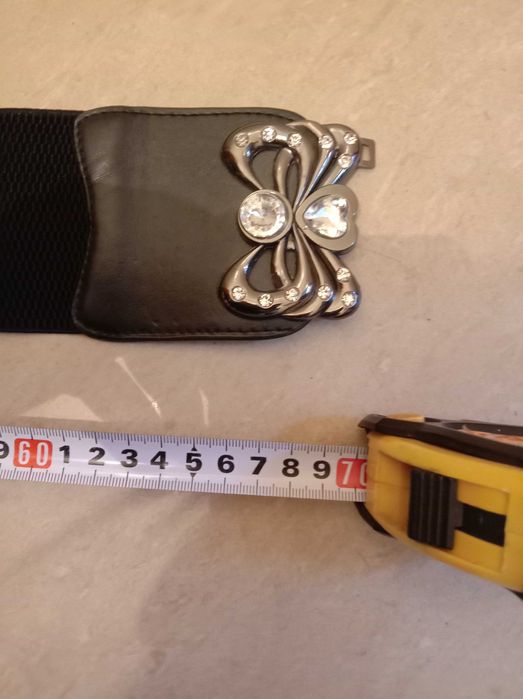 Черный пояс ремень для платья