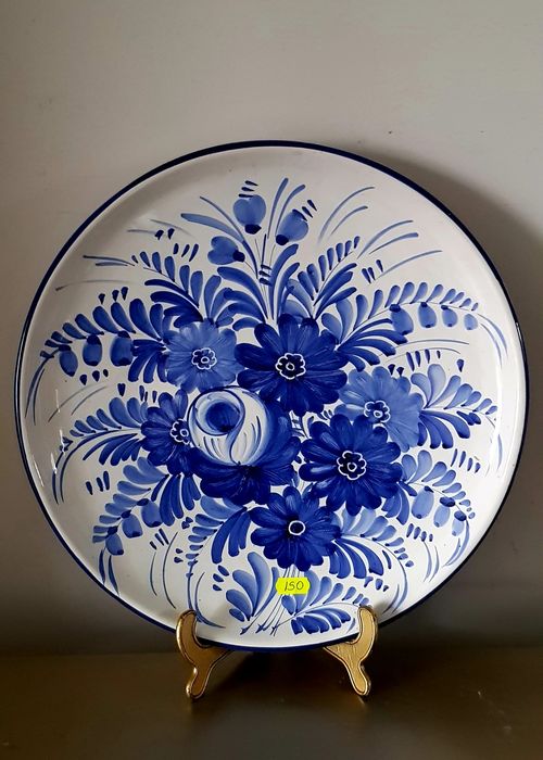 Farfurii decorative vechi din ceramică italiană glazurata