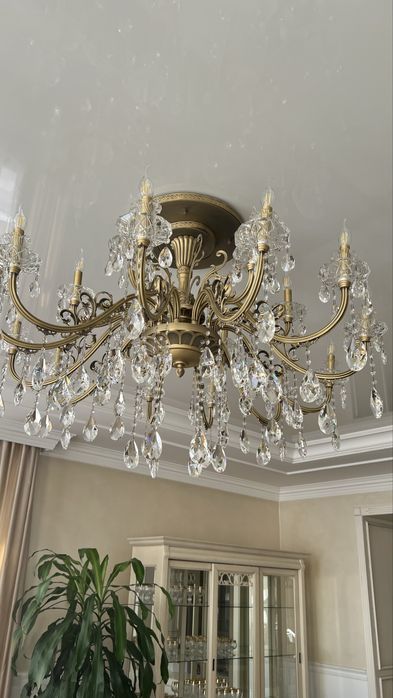 Люстра хрусталь большая