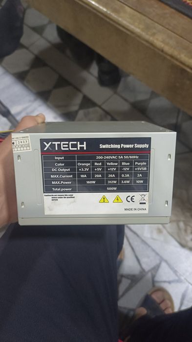 X tech Power supply sotiladi