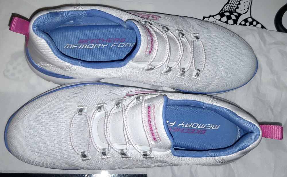 Skechers Summits, memory foam, alb, 37