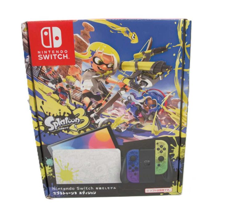 Nintendo Switch OLED Splatoon BOX Modat Picofly/128GB/15+ Jocuri