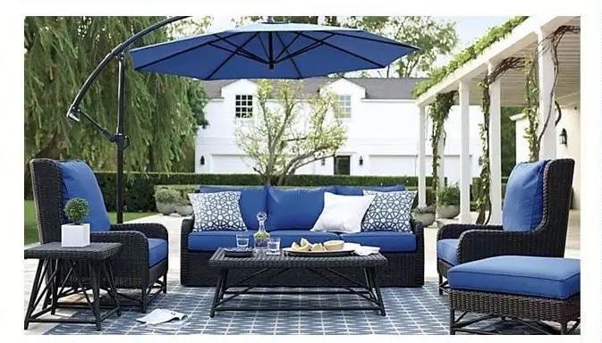 Saltea Pat de grădina, saltea canapea exterioara, perne exterioare