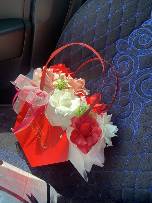 Букеты. Мыльные розы. Сабын гулдер.