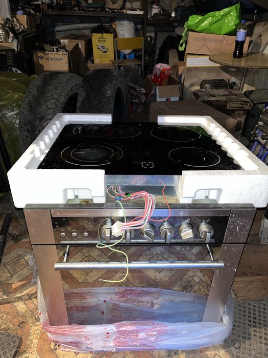 Духовой шкав с электроплитой