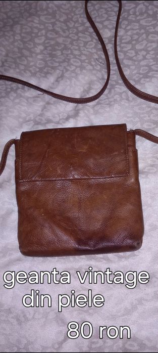 Genți vintage din piele