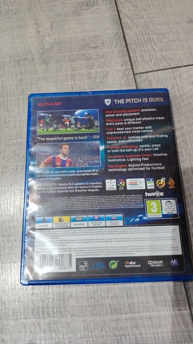 Pes 2015 ps4 почти новый