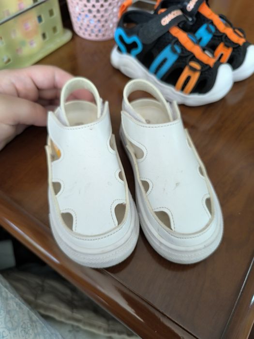 Белые босаножки турецкий