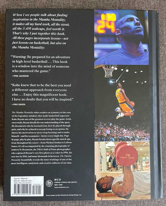 Kobe Bryant – The Mamba Mentality: How I Play (Hardcover) – Stare excelentă