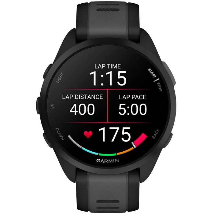 Спортивные часы Garmin Forerunner 165 с Amoled экраном