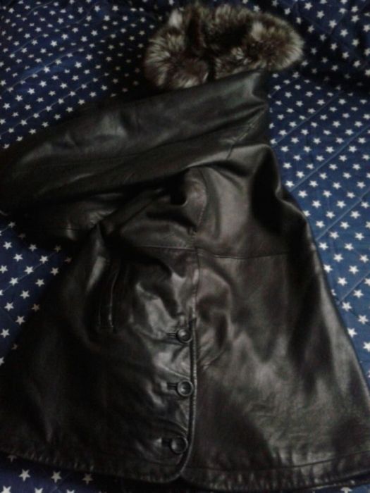 Палто естествена кожа марково