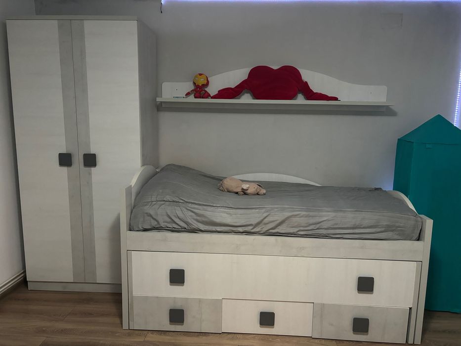 Dormitor copii dulap , 2 paturi, 2 saltele
