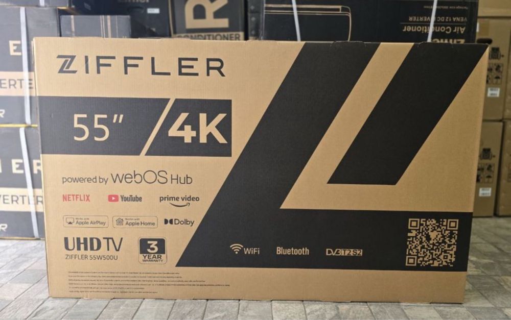Телевизор ZIFFLER 55  4K Smart Webos