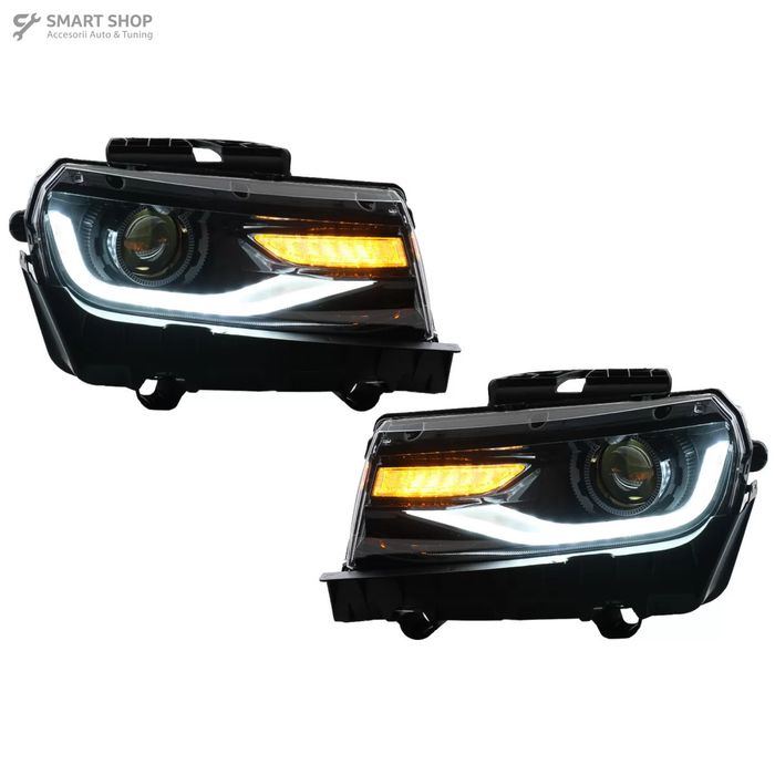 Faruri LED DRL Chevrolet Camaro (2014-2015) cu Semnal Dinamic Conversi