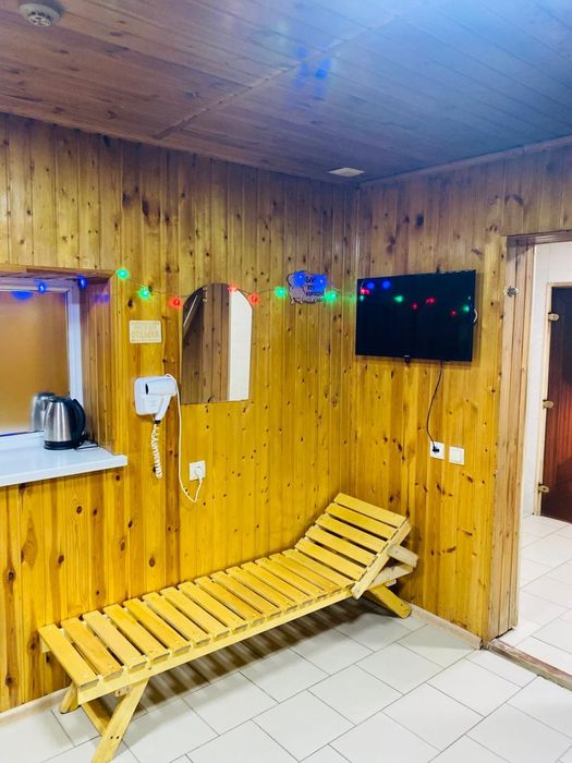 Семейная баня на дровах