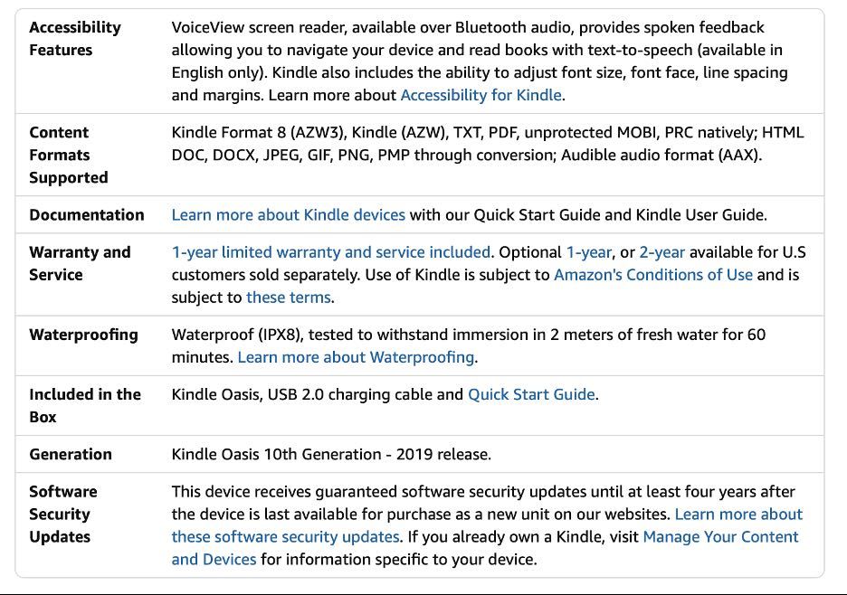 Amazon Kindle Oasis 7-inch a screen protector, silicone skin Case