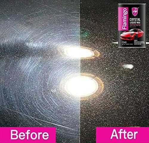 Flamingo -F040 Полир паста CRYSTAL Liquid wax