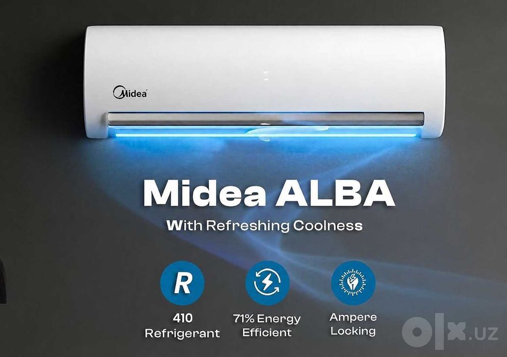 Кондиционер Midea модель ALBA - 9,000 Btu / Inverter / wi-fi/ Доставка