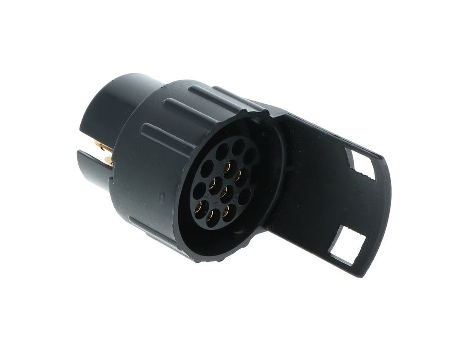 Adaptor remorca auto Carpoint din plastic, de la 7 la 13 pini, pentru conectare remorca sau suport biciclete la masina/camper