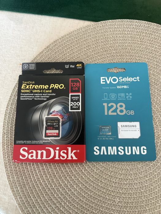 Micro SD 128 gb.