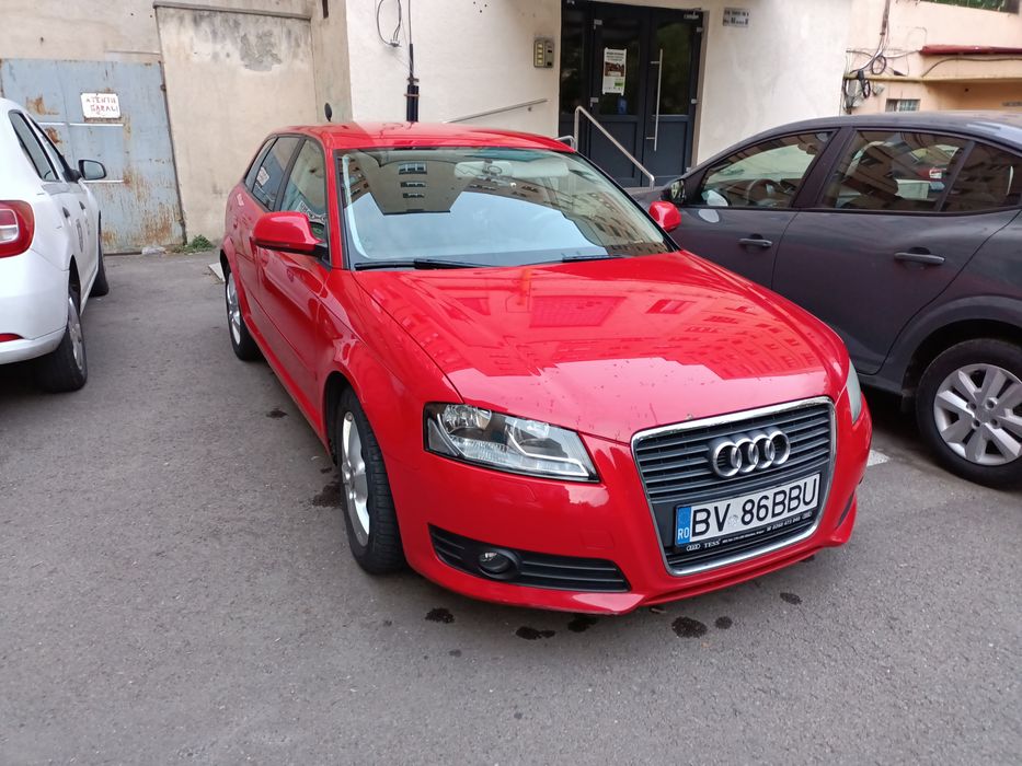Audi A 3 Rosu  2009 (schimb cu moto)