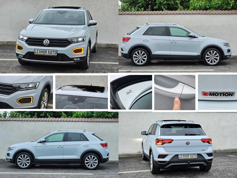 VW T-Roc 11.2019 Highline 2.0TDI 150cp 4x4 / Matrix PANO Keyless Distronic LINE BLIS / FULL