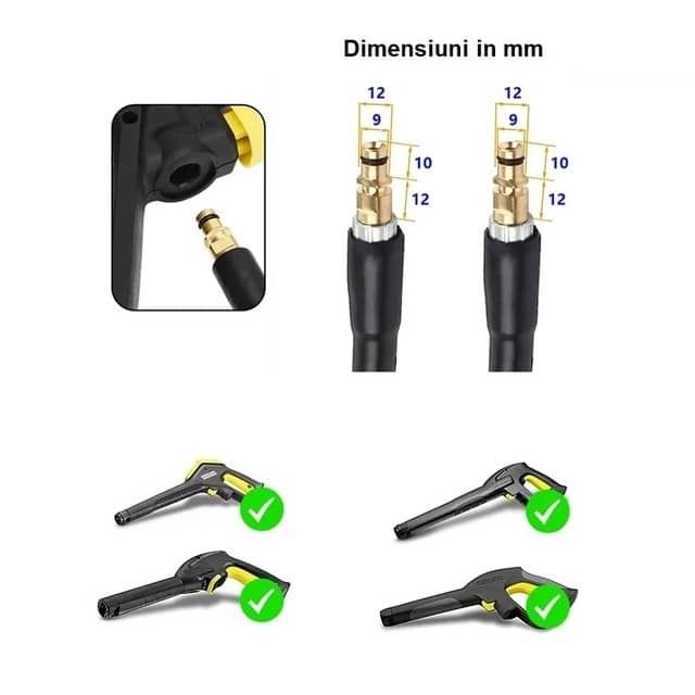 Furtun aparat spalat cu presiune pt Karcher seria K K2 K3 K4 K5 K6 K7