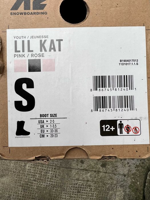placa noua copii snowboard hello kitty L125