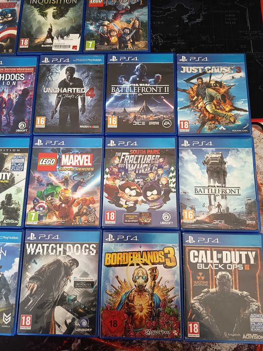 Lot 21 jocuri PS4 in stare foarte buna