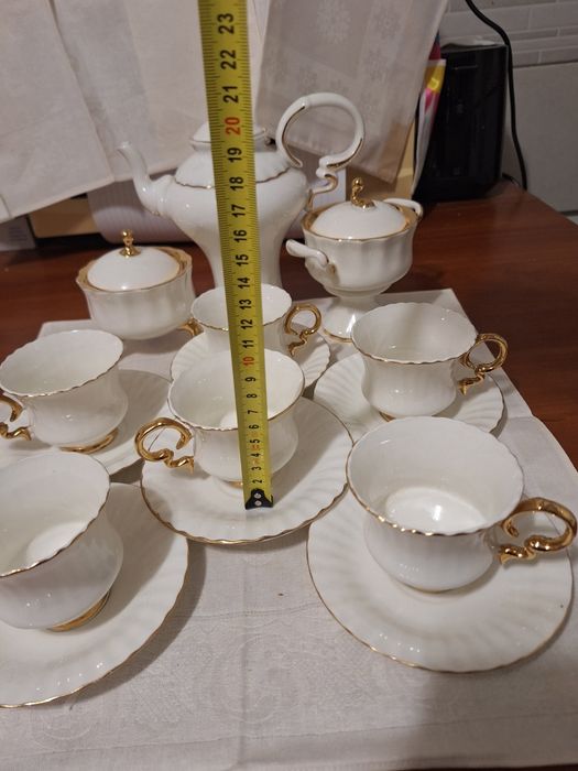 Set de ceai 9 piese  din portelan