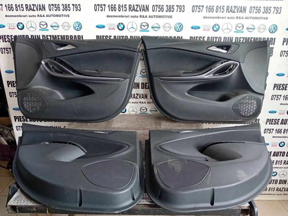 Set Panou Tapiterie Fata Usa Interioara Opel Astra K 2015-2019 Volan Stanga