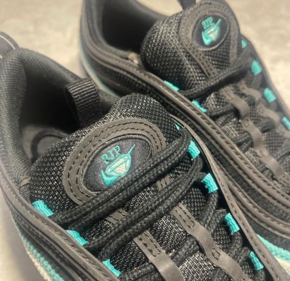 Nike Air Max 97 Black / Teal / White нови! + QR code