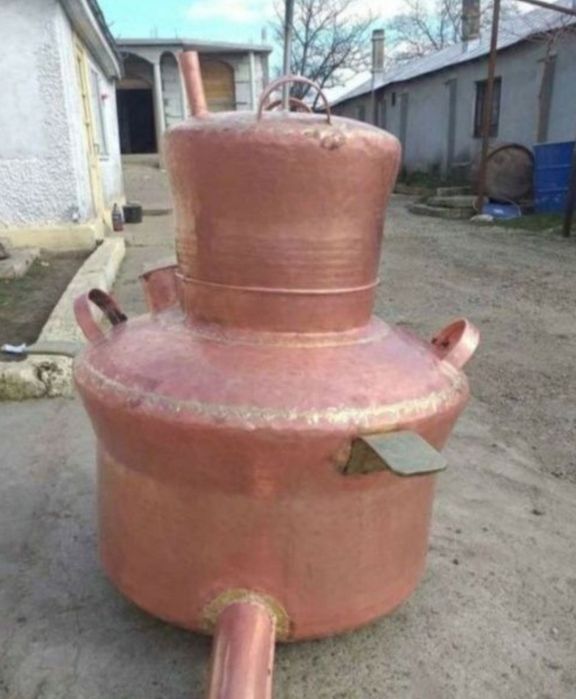 Vand cazane de tuica din cupru alimentar are 120l