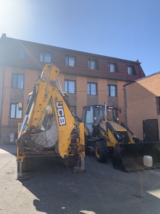 Услуги экскаватора, петушок, эксковатор-погрузчик