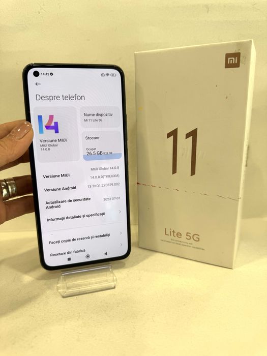 Xiaomi Mi 11Lite 5G, 128GB/8GB RAM, Black!