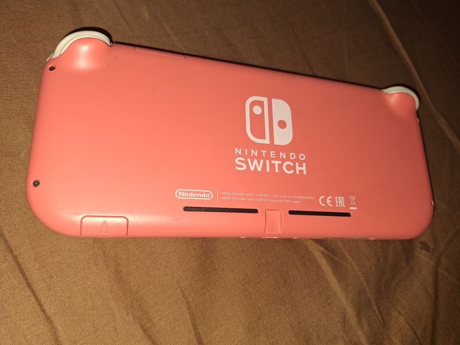 Nintendo switch lite розовый и серый