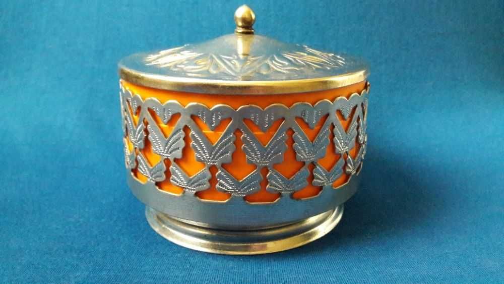 Мельхиоровые сахарницы