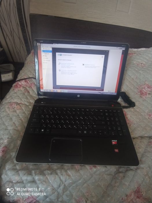 Ноутбук. hp в нормальном состоянии